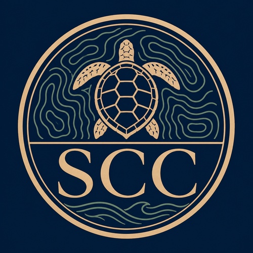 Shoreline Custom Creations sea turtle logo