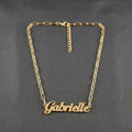 Custom Laser-Cut Nameplate Necklace - custom jewelry by Shoreline Custom Creations
