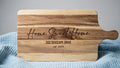 Custom Engraved 'Home Sweet Home' Wooden Cutting Board - custom cutting board by Shoreline Custom Creations