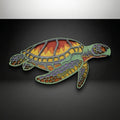 Multi-Layered Laser Cut Sea Turtle Wall Art - custom wall art by Shoreline Custom Creations