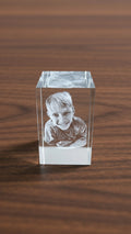 Custom 3D Laser-Engraved Photo Crystal Block - custom photo crystal by Shoreline Custom Creations