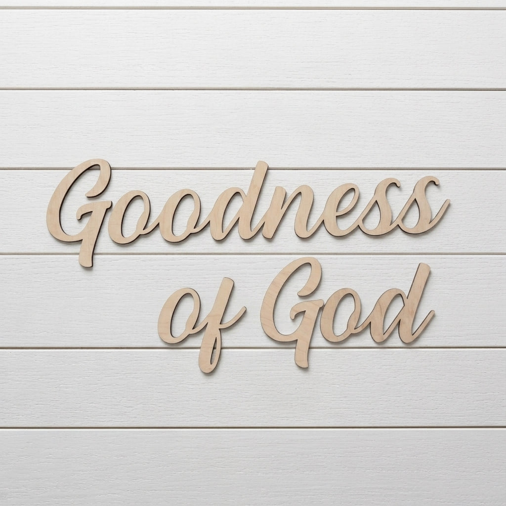Custom Laser-Cut  Wooden Script Sign - custom sign by Shoreline Custom Creations